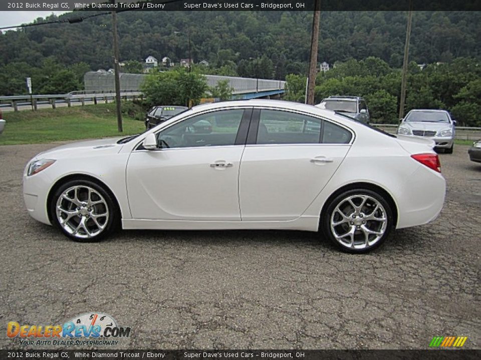 White Diamond Tricoat 2012 Buick Regal GS Photo #13