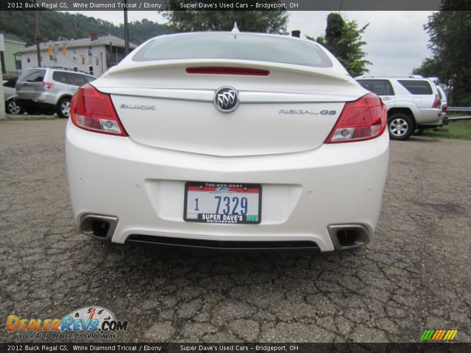 2012 Buick Regal GS White Diamond Tricoat / Ebony Photo #15