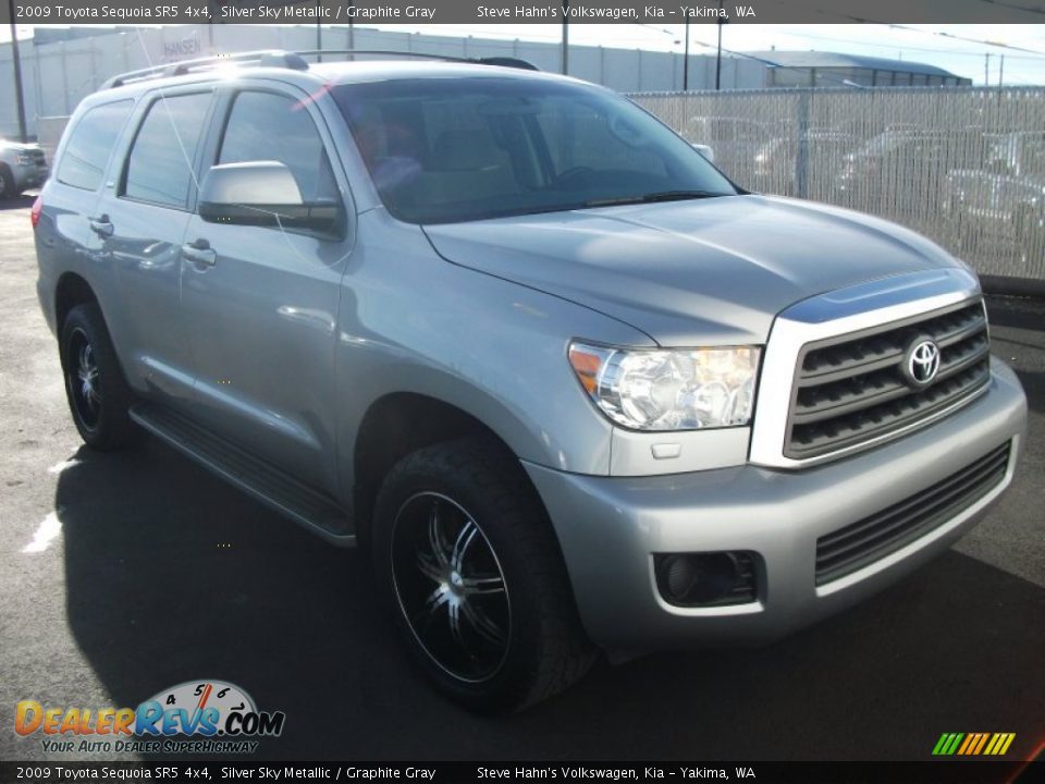 2009 Toyota Sequoia SR5 4x4 Silver Sky Metallic / Graphite Gray Photo #1