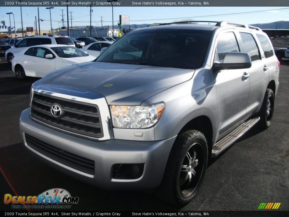 2009 Toyota Sequoia SR5 4x4 Silver Sky Metallic / Graphite Gray Photo #3