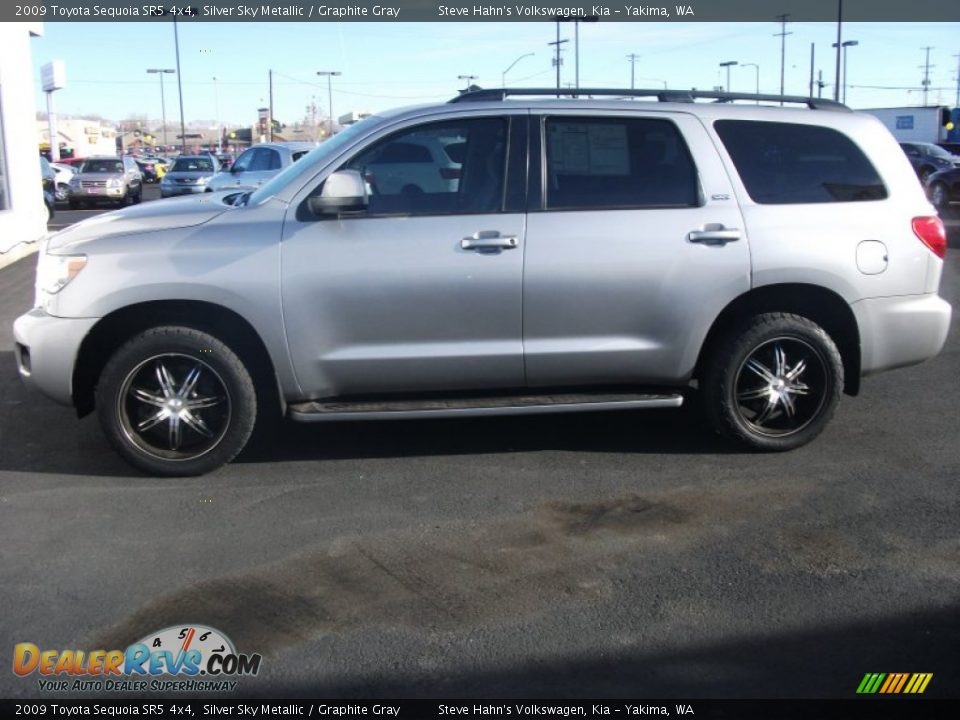 2009 Toyota Sequoia SR5 4x4 Silver Sky Metallic / Graphite Gray Photo #4