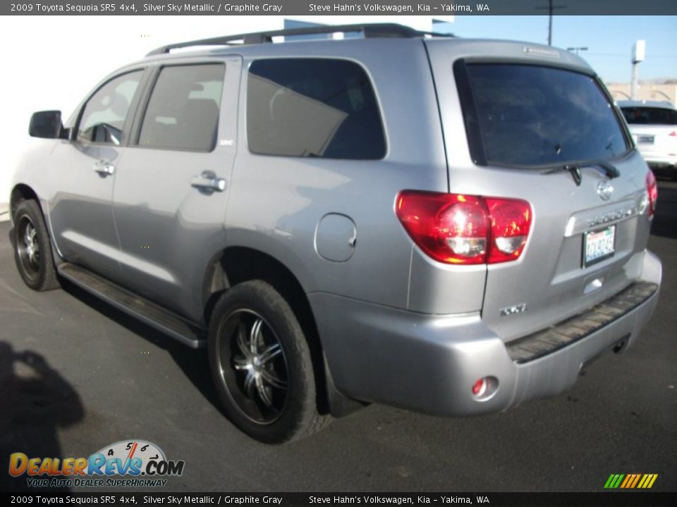 2009 Toyota Sequoia SR5 4x4 Silver Sky Metallic / Graphite Gray Photo #5