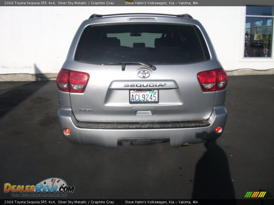2009 Toyota Sequoia SR5 4x4 Silver Sky Metallic / Graphite Gray Photo #6