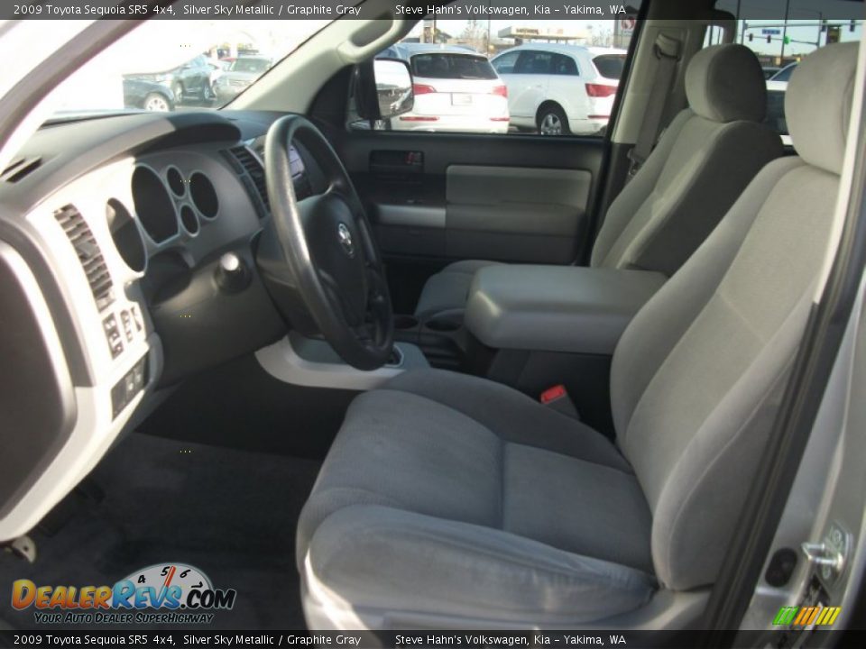 2009 Toyota Sequoia SR5 4x4 Silver Sky Metallic / Graphite Gray Photo #9