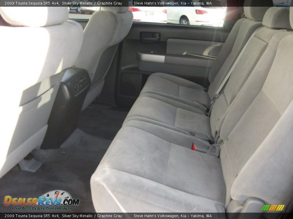 2009 Toyota Sequoia SR5 4x4 Silver Sky Metallic / Graphite Gray Photo #10