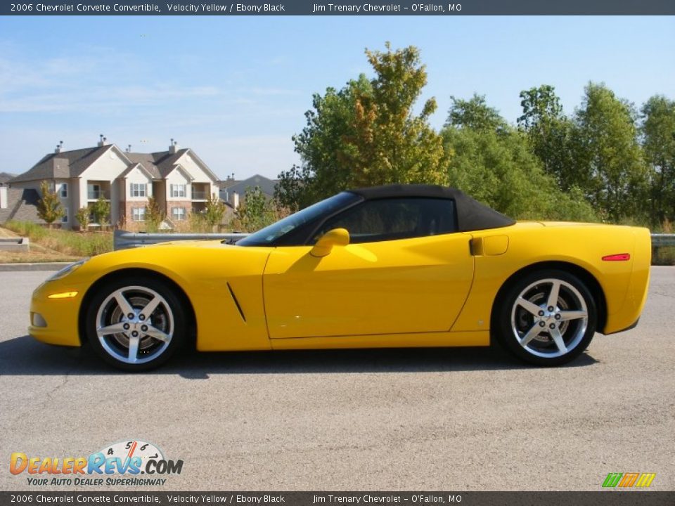 Velocity Yellow 2006 Chevrolet Corvette Convertible Photo #2
