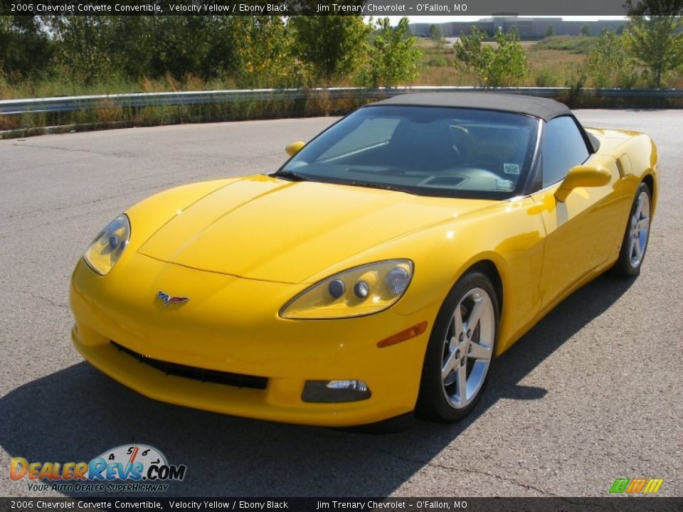2006 Chevrolet Corvette Convertible Velocity Yellow / Ebony Black Photo #5