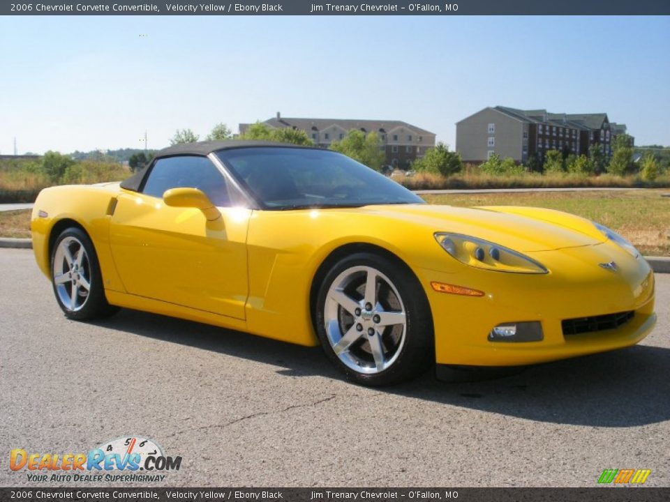 2006 Chevrolet Corvette Convertible Velocity Yellow / Ebony Black Photo #7