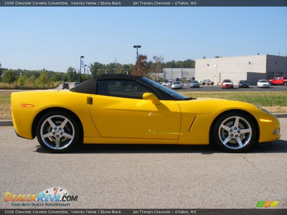 Velocity Yellow 2006 Chevrolet Corvette Convertible Photo #9
