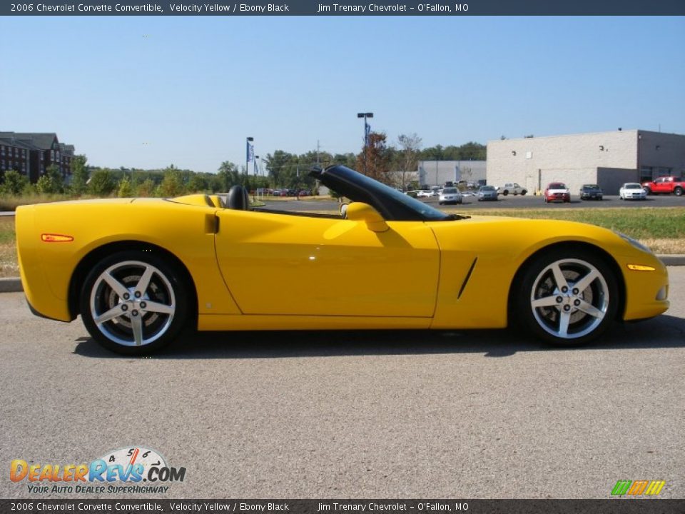 Velocity Yellow 2006 Chevrolet Corvette Convertible Photo #12