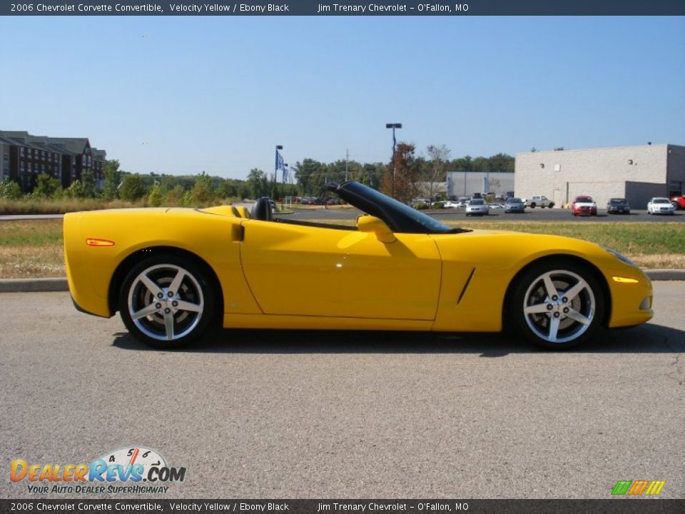2006 Chevrolet Corvette Convertible Velocity Yellow / Ebony Black Photo #13