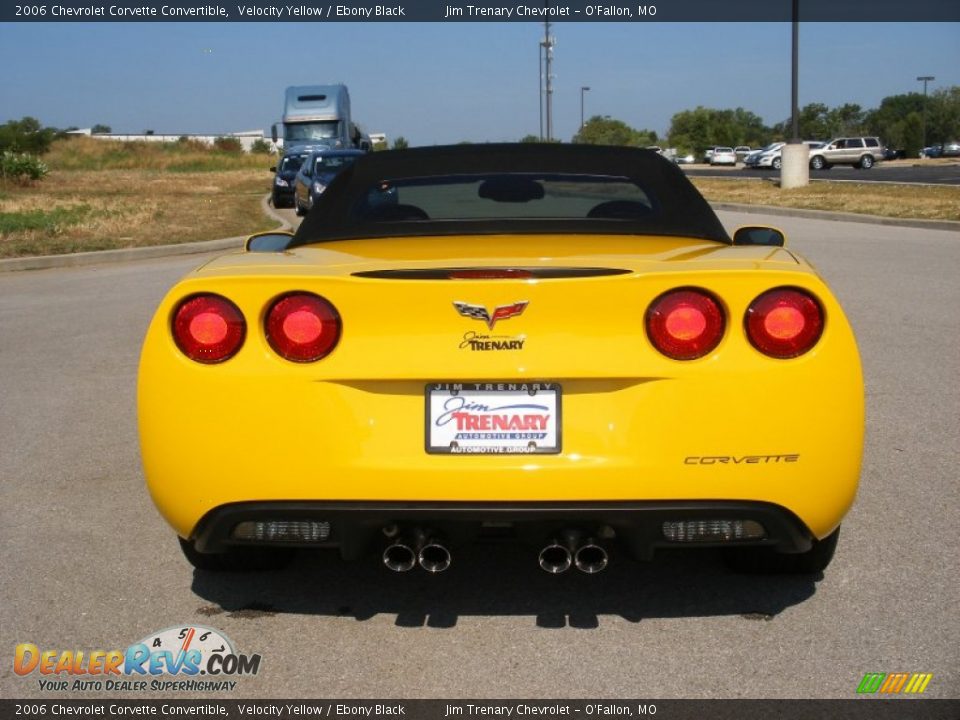 2006 Chevrolet Corvette Convertible Velocity Yellow / Ebony Black Photo #15