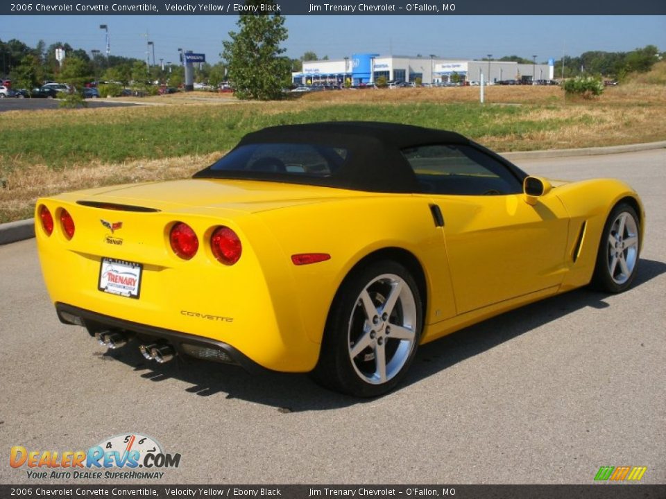 2006 Chevrolet Corvette Convertible Velocity Yellow / Ebony Black Photo #16