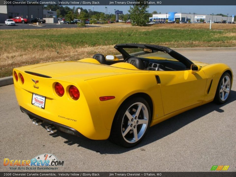 2006 Chevrolet Corvette Convertible Velocity Yellow / Ebony Black Photo #18