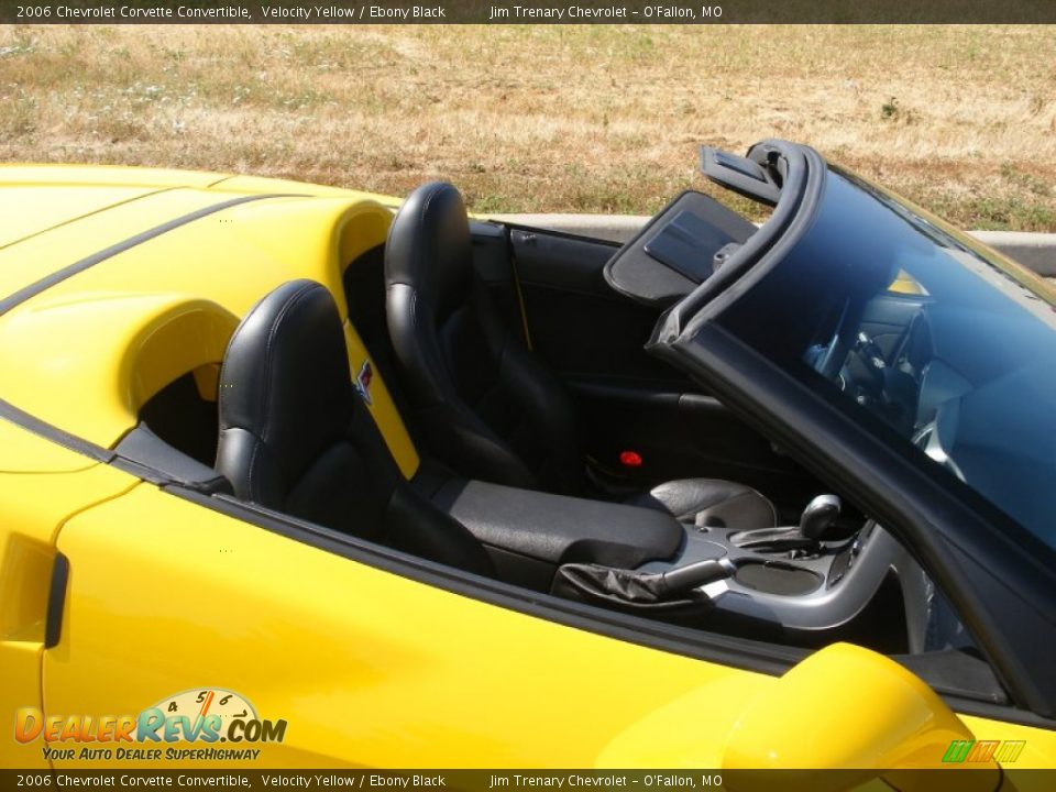 2006 Chevrolet Corvette Convertible Velocity Yellow / Ebony Black Photo #19