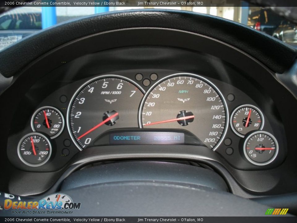 2006 Chevrolet Corvette Convertible Gauges Photo #20