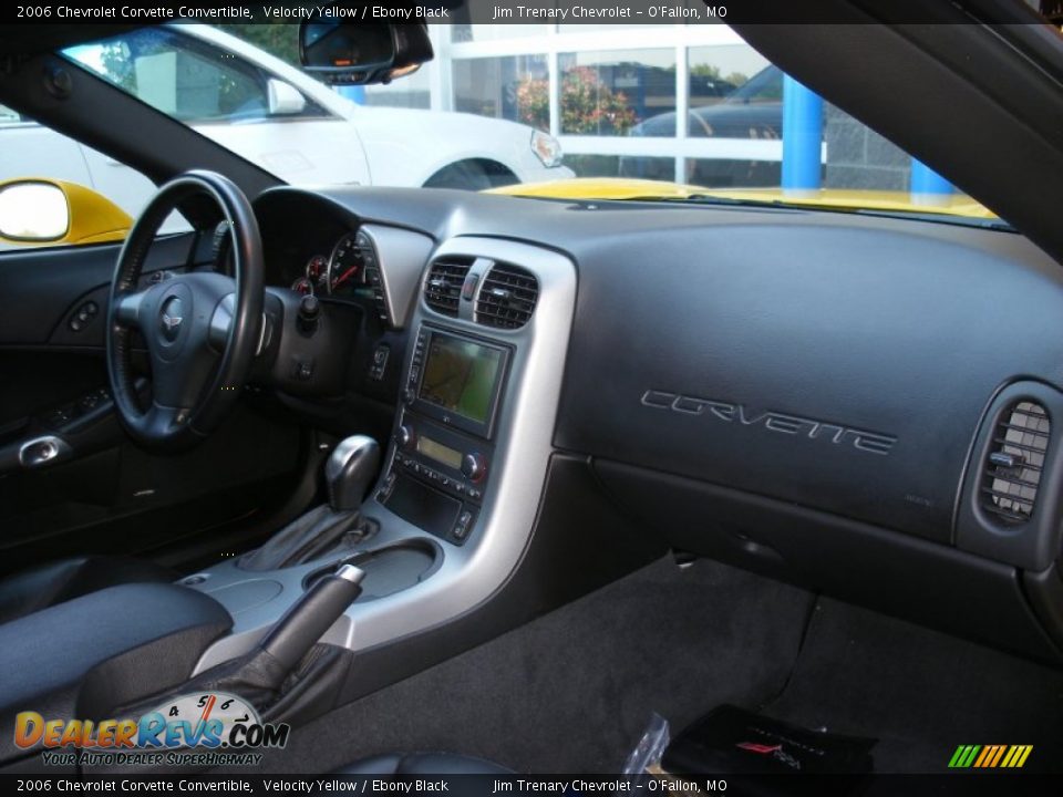 2006 Chevrolet Corvette Convertible Velocity Yellow / Ebony Black Photo #26