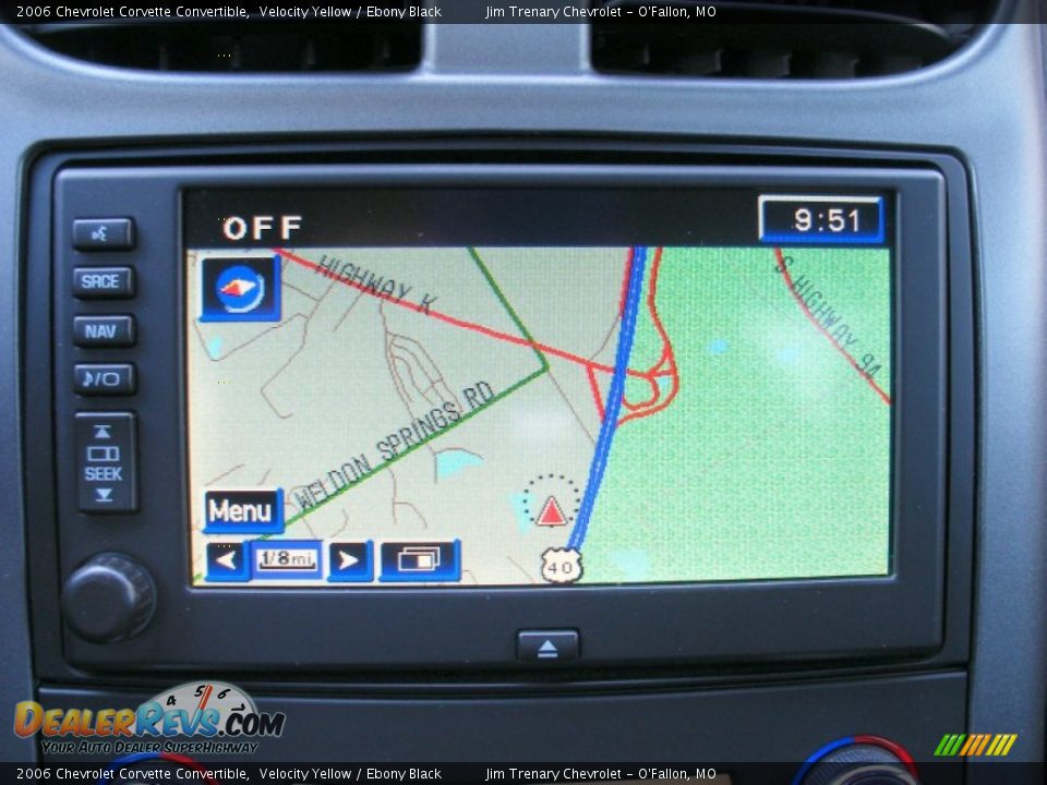 Navigation of 2006 Chevrolet Corvette Convertible Photo #27