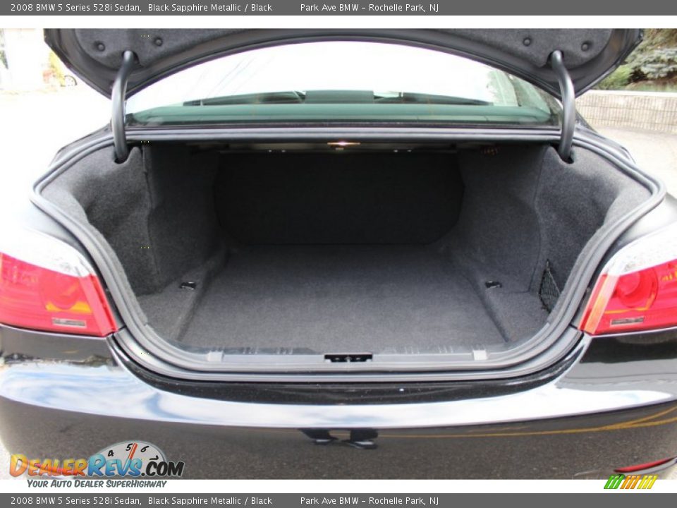 2008 BMW 5 Series 528i Sedan Black Sapphire Metallic / Black Photo #20