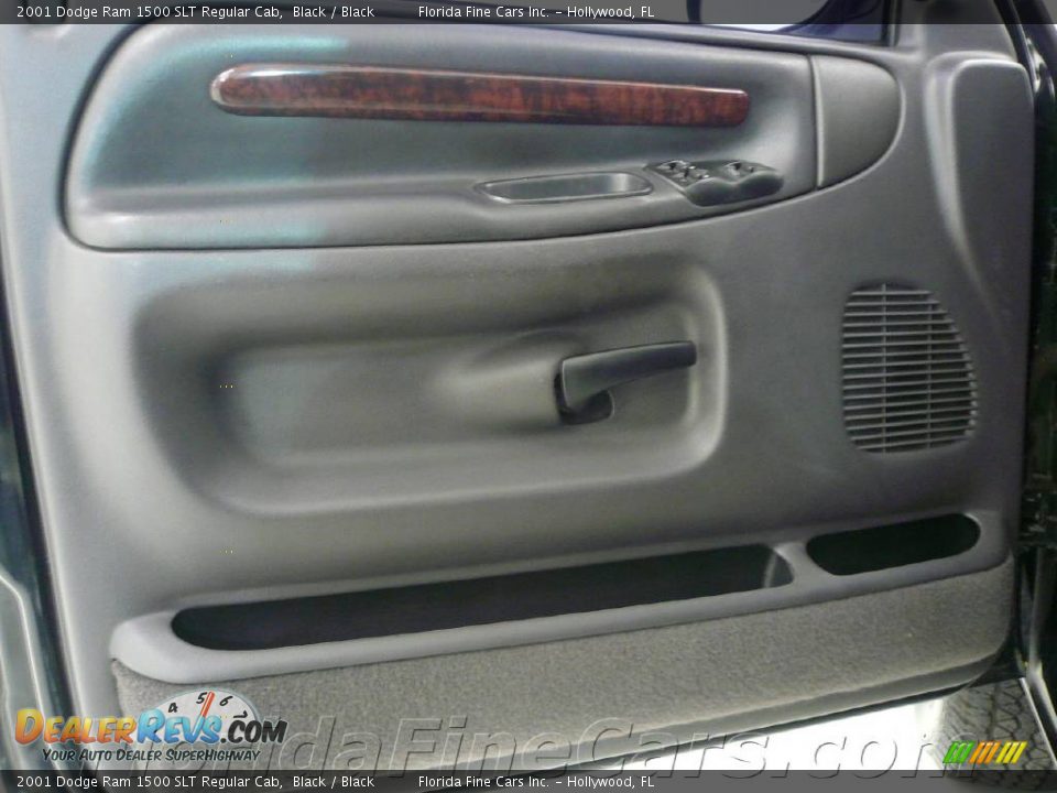 2001 Dodge Ram 1500 SLT Regular Cab Black / Black Photo #9