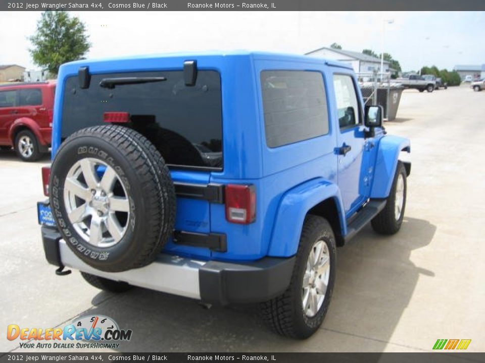 2012 Jeep Wrangler Sahara 4x4 Cosmos Blue / Black Photo #6
