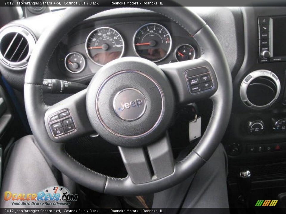 2012 Jeep Wrangler Sahara 4x4 Steering Wheel Photo #11