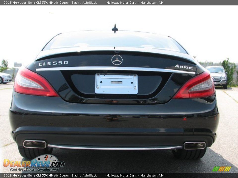 2013 Mercedes-Benz CLS 550 4Matic Coupe Black / Ash/Black Photo #4