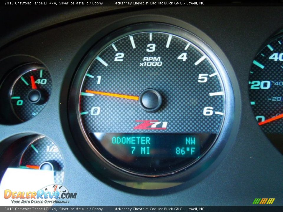 2013 Chevrolet Tahoe LT 4x4 Silver Ice Metallic / Ebony Photo #16