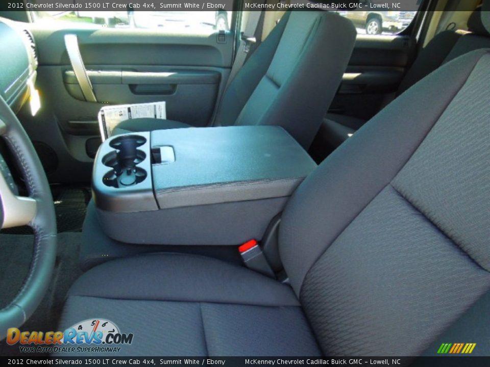 2012 Chevrolet Silverado 1500 LT Crew Cab 4x4 Summit White / Ebony Photo #9