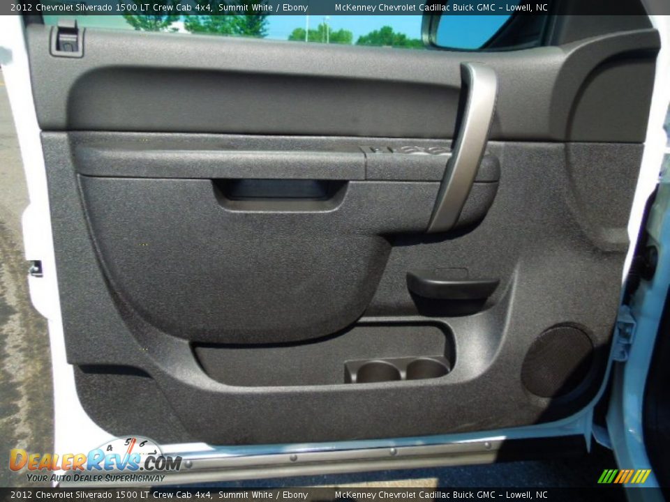 2012 Chevrolet Silverado 1500 LT Crew Cab 4x4 Summit White / Ebony Photo #10