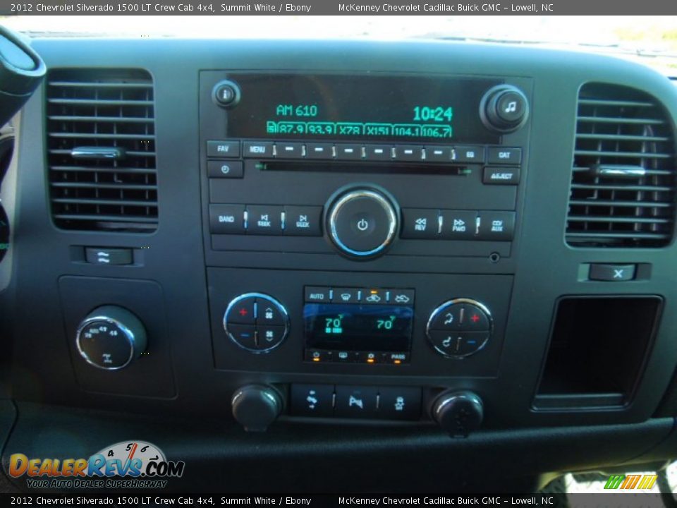 2012 Chevrolet Silverado 1500 LT Crew Cab 4x4 Summit White / Ebony Photo #11