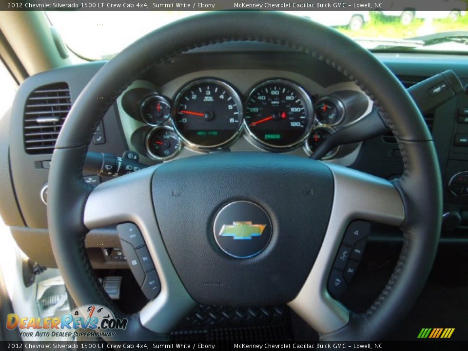 2012 Chevrolet Silverado 1500 LT Crew Cab 4x4 Summit White / Ebony Photo #13