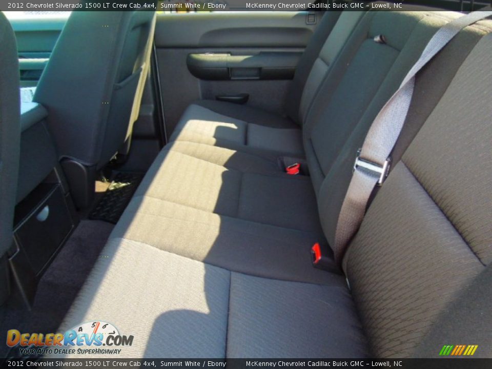 2012 Chevrolet Silverado 1500 LT Crew Cab 4x4 Summit White / Ebony Photo #15