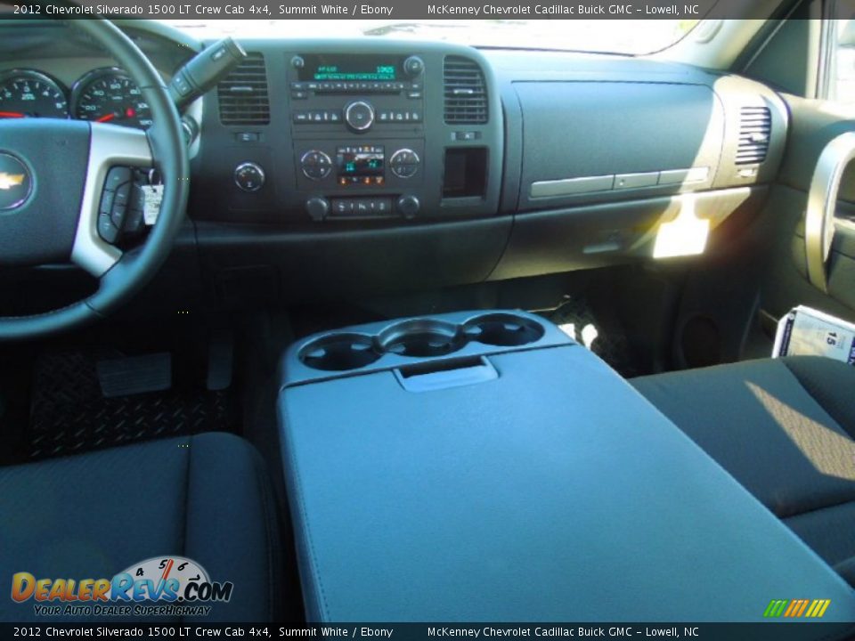 2012 Chevrolet Silverado 1500 LT Crew Cab 4x4 Summit White / Ebony Photo #17