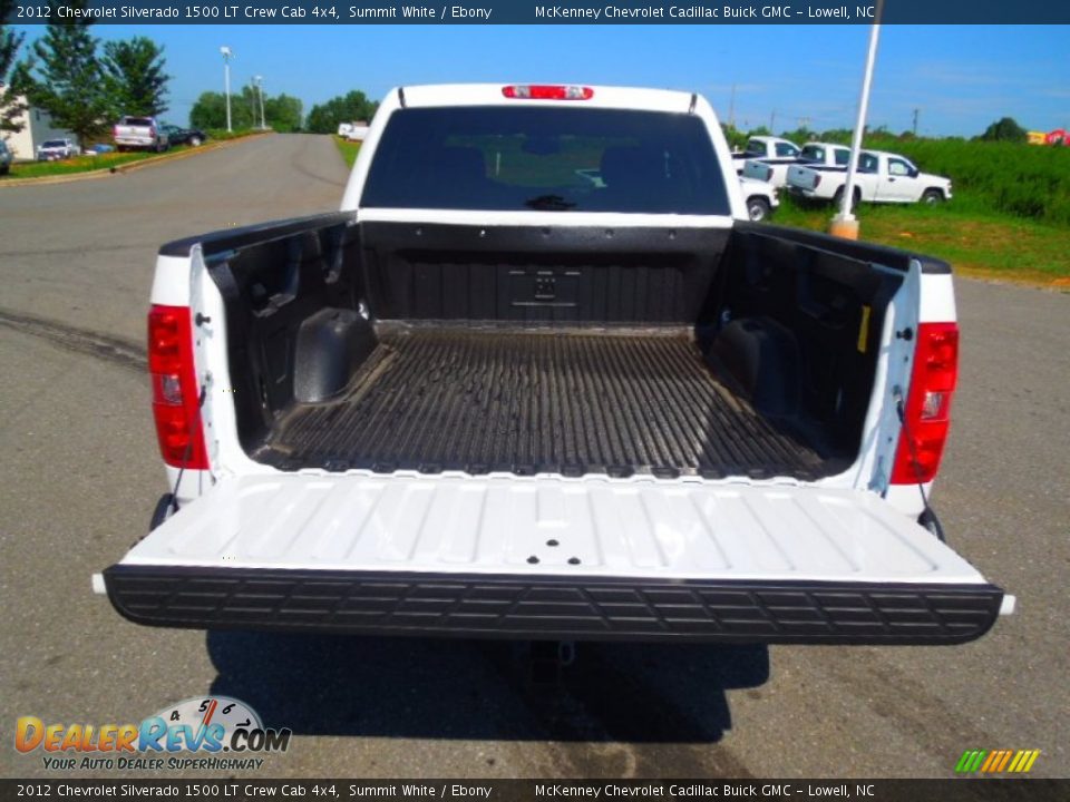 2012 Chevrolet Silverado 1500 LT Crew Cab 4x4 Summit White / Ebony Photo #18