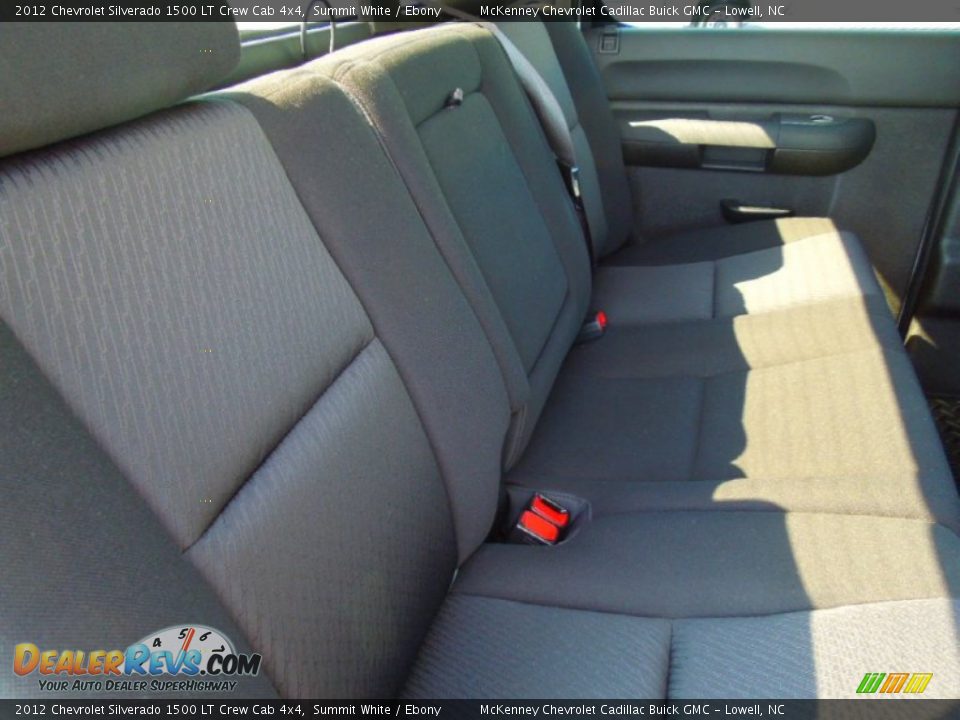 2012 Chevrolet Silverado 1500 LT Crew Cab 4x4 Summit White / Ebony Photo #19