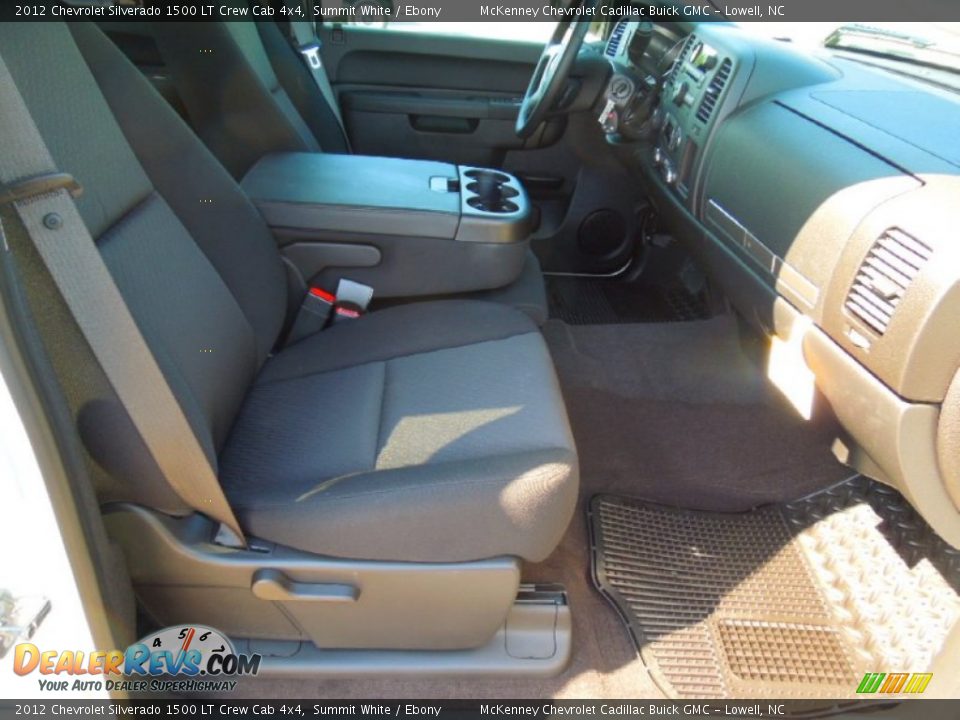 2012 Chevrolet Silverado 1500 LT Crew Cab 4x4 Summit White / Ebony Photo #20