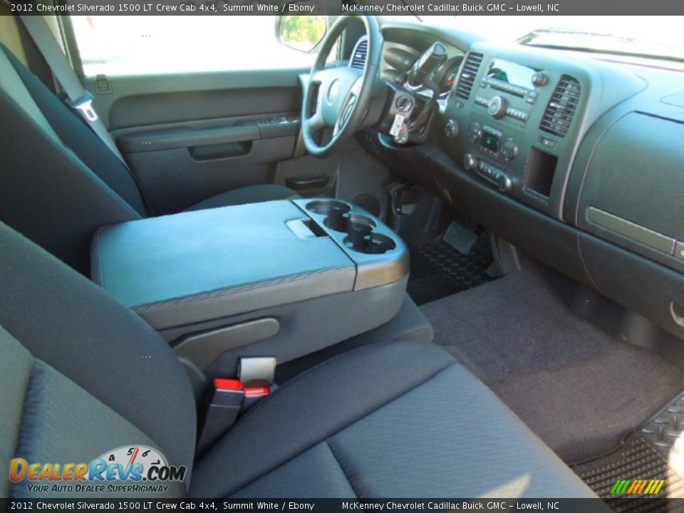 2012 Chevrolet Silverado 1500 LT Crew Cab 4x4 Summit White / Ebony Photo #21