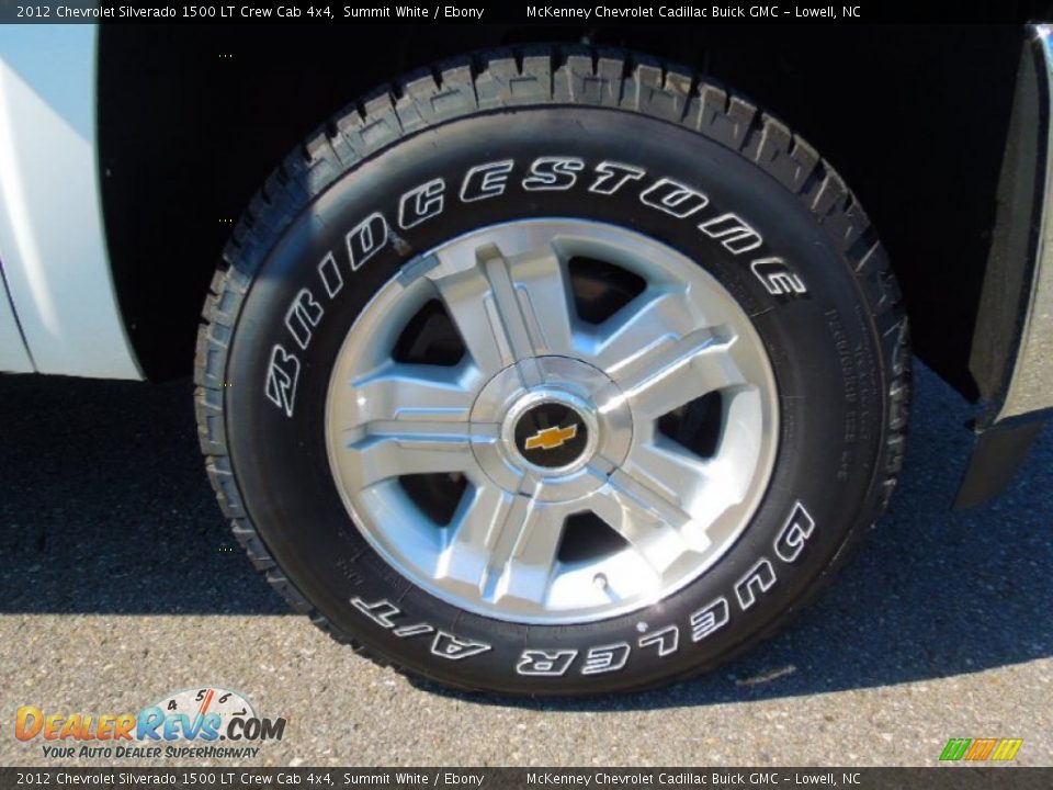 2012 Chevrolet Silverado 1500 LT Crew Cab 4x4 Summit White / Ebony Photo #23