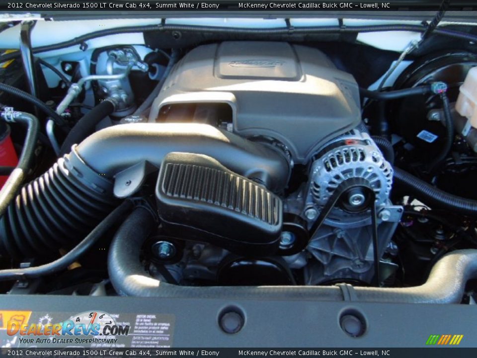 2012 Chevrolet Silverado 1500 LT Crew Cab 4x4 Summit White / Ebony Photo #24