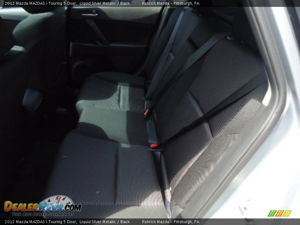 2012 Mazda MAZDA3 i Touring 5 Door Liquid Silver Metallic / Black Photo #11