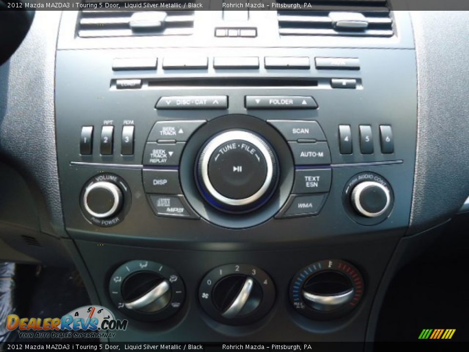 2012 Mazda MAZDA3 i Touring 5 Door Liquid Silver Metallic / Black Photo #19