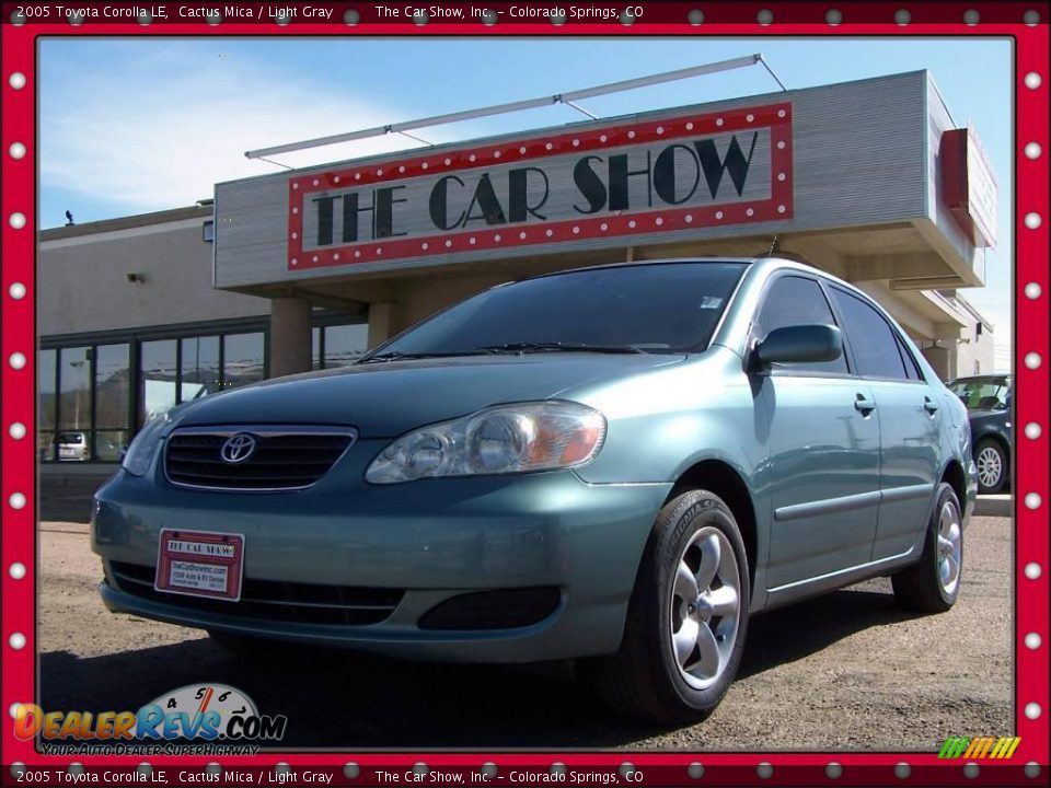 2005 Toyota Corolla LE Cactus Mica / Light Gray Photo #1