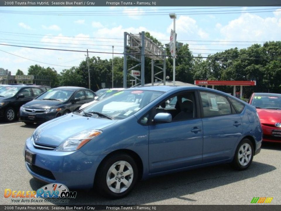 2008 Toyota Prius Hybrid Seaside Blue Pearl / Gray Photo #3