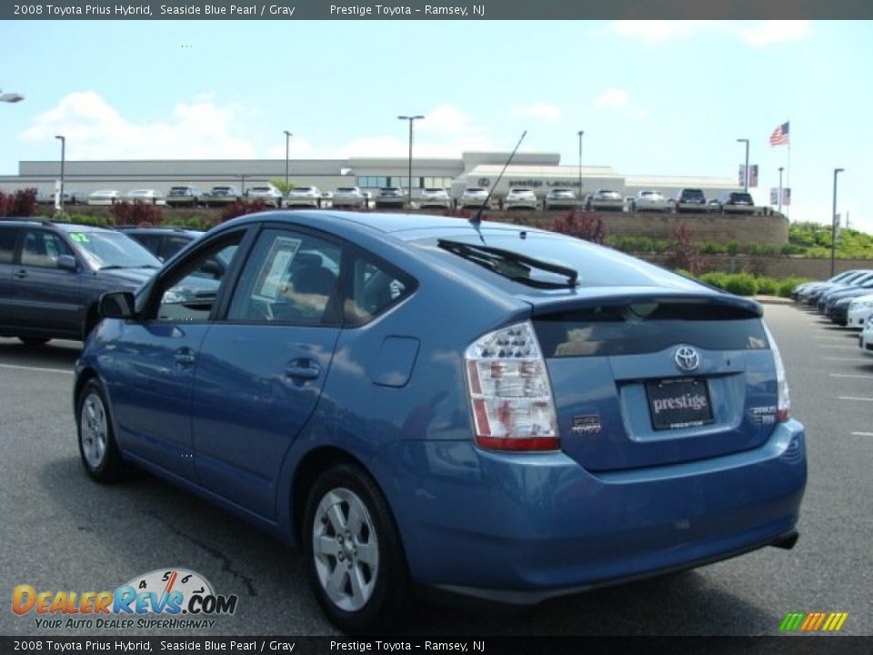 2008 Toyota Prius Hybrid Seaside Blue Pearl / Gray Photo #4