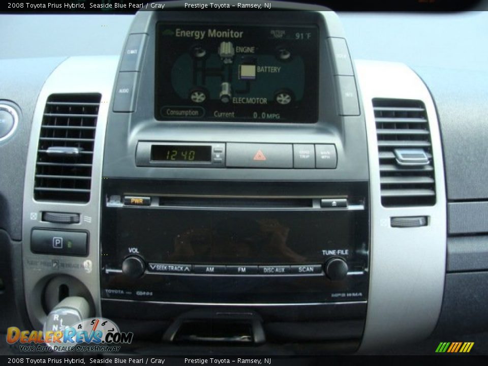 2008 Toyota Prius Hybrid Seaside Blue Pearl / Gray Photo #11