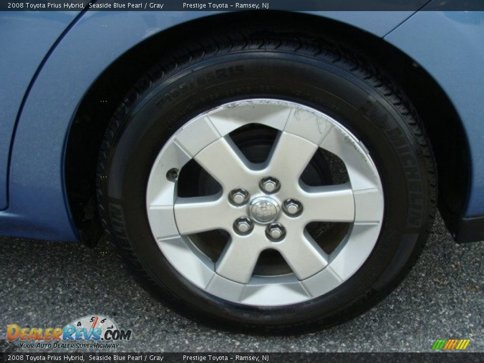 2008 Toyota Prius Hybrid Seaside Blue Pearl / Gray Photo #14