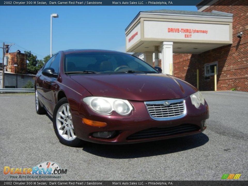 2002 Chrysler 300 M Sedan Dark Garnet Red Pearl / Sandstone Photo #1