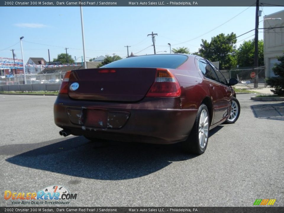 2002 Chrysler 300 M Sedan Dark Garnet Red Pearl / Sandstone Photo #2