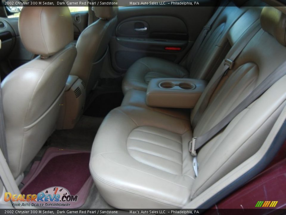 2002 Chrysler 300 M Sedan Dark Garnet Red Pearl / Sandstone Photo #4